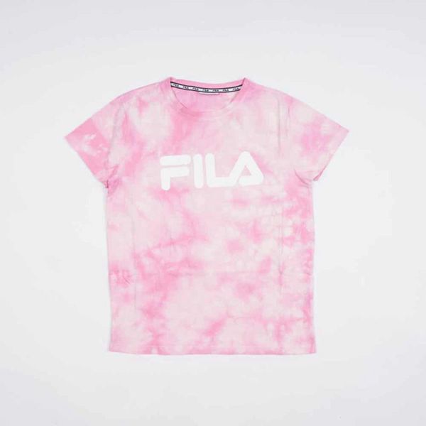 Fila Tričká Detske Ruzove - Mono Deckle Tie Dye Vypredaj - Slovakia 05261-DUJK